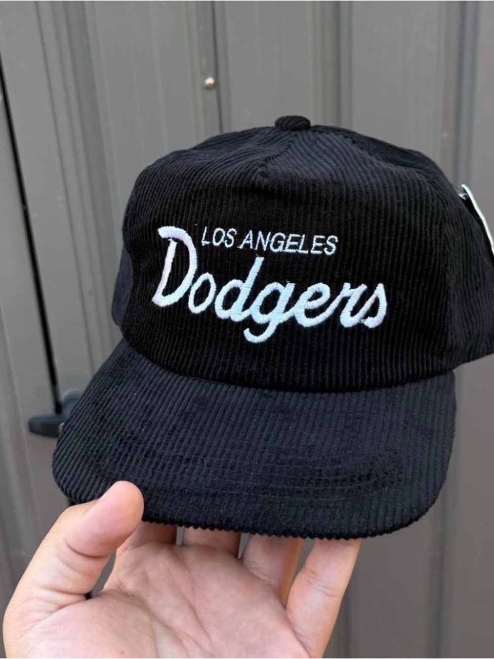 New Embroidered Los Angeles Dodgers Corduroy Cap